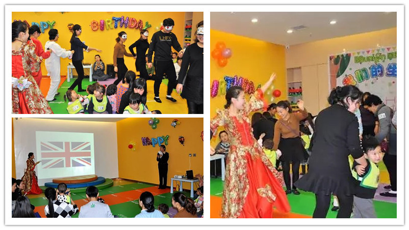 BBunion国际早教西安中心活动花絮：环球英国主题生日会